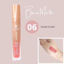 Load image into Gallery viewer, La Tulipe Cosmetiques Bare Matte Lip Cream - 06 Coral Crush - 4.5g
