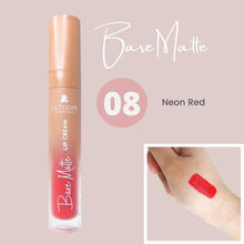 Load image into Gallery viewer, La Tulipe Cosmetiques Bare Matte Lip Cream - 08 Neon Red - 4.5g
